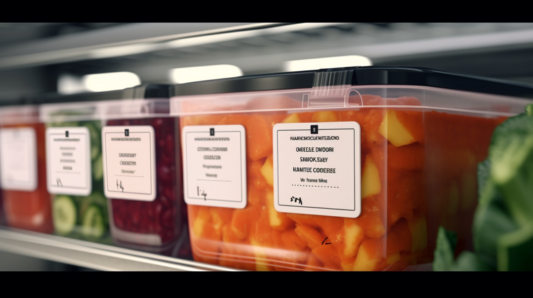 élelmiszer-előkészítő címkék az élelmiszer-tartályokon.png